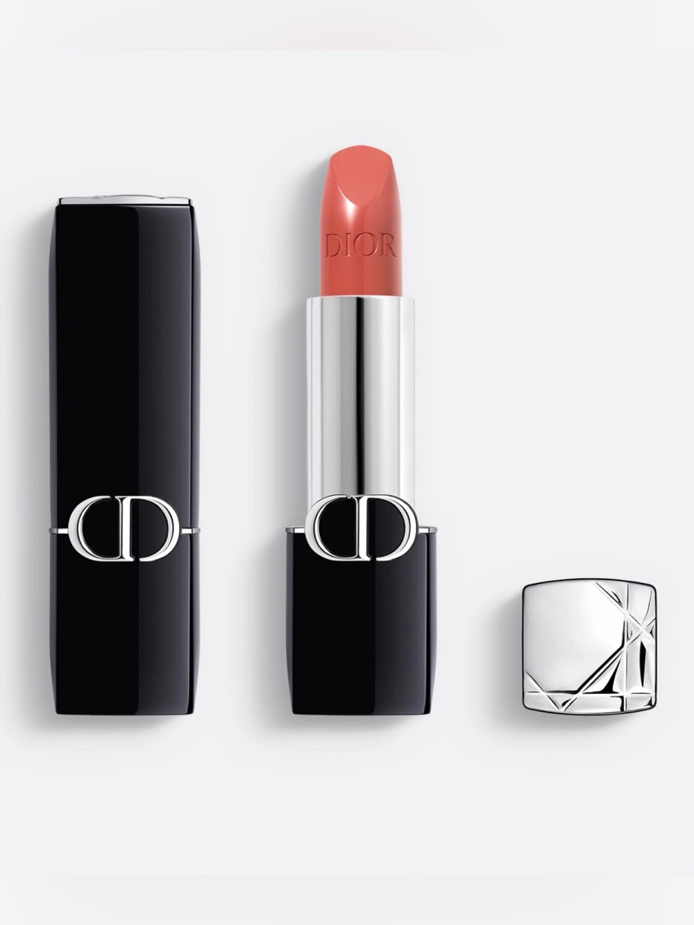 New Rouge DIOR Couture Color #100 Nude Look Satiny Finish Lipstick